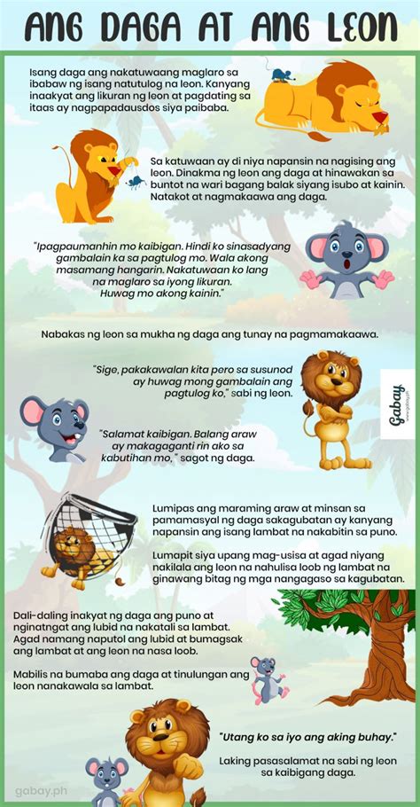 halimbawa ng maikling pabula.